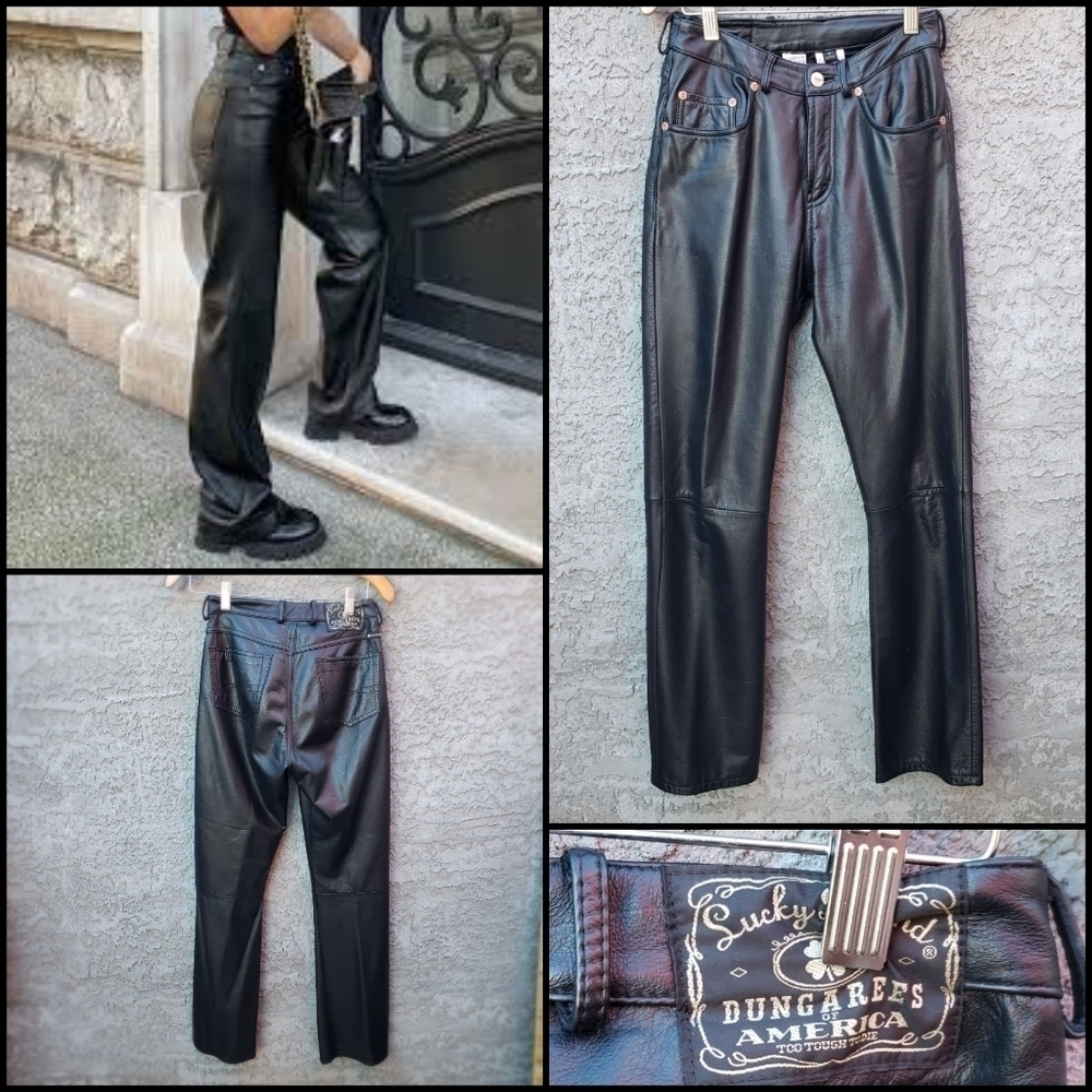Lucky Brand leather pants